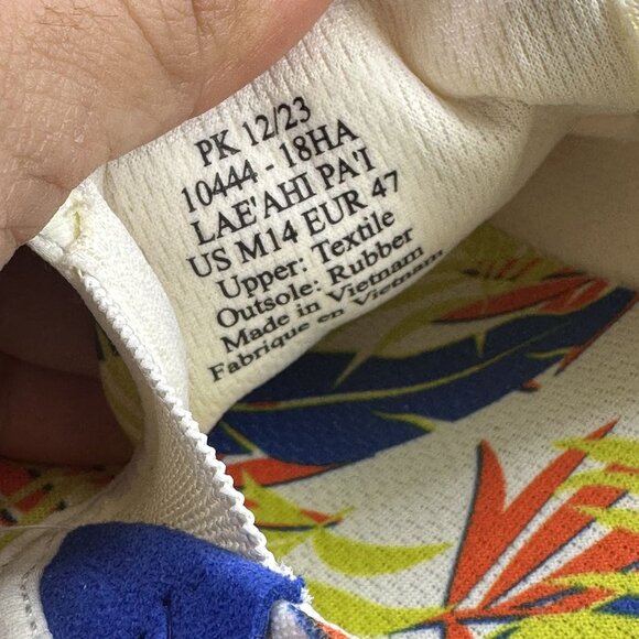 Olukai Lae'Ahi Pa'i Men's size 14 Slip On Multicolored Shoes - Picture 8 of 8